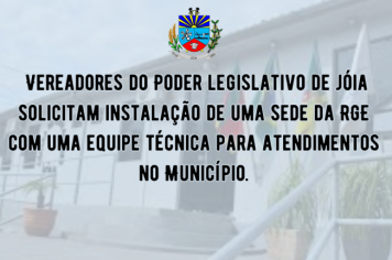 Vereadores do Poder Legislativo de Jóia recebem resposta referente ao pedido encaminhado a RGE
