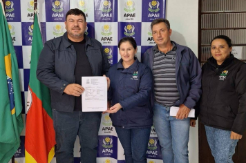 Presidente do Legislativo e Vereador Lucas Realizam Visita à APAE e Anunciam Emenda Parlamentar para 2025