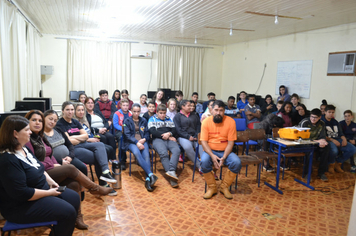 REGISTRO DA VISITA À ESCOLA PARTICIPANTE DO 2º CÂMARA MIRIM DE JÓIA  10 DE MAIO DE 2019.  5ª ESCOLA VISITADA - E.E.E.F. DR. EDMAR KRUEL.
