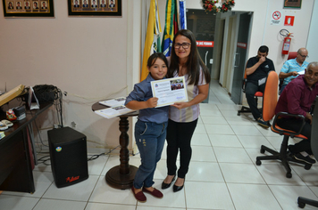 Entrega de Moção de Congratulação.