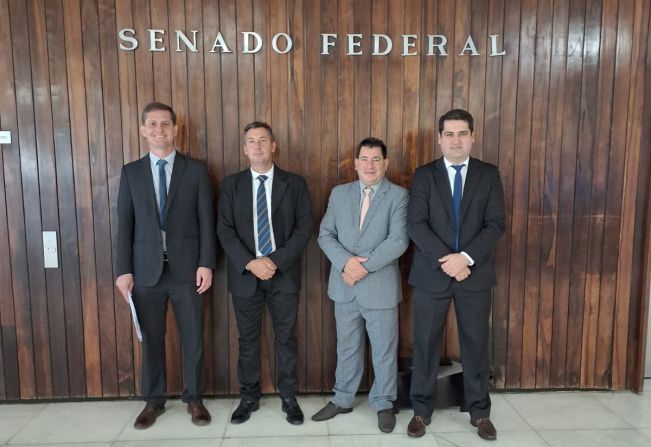 Presidente do Poder Legislativo de Jóia busca recusos em Brasilia - DF 